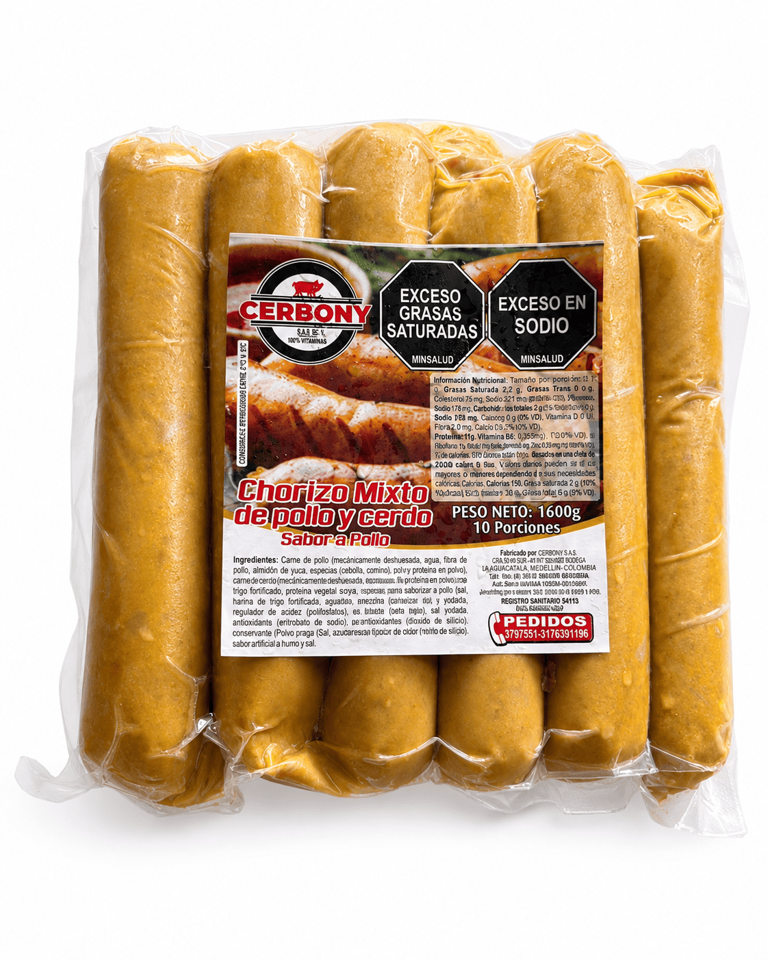 Mini chorizo de pollo